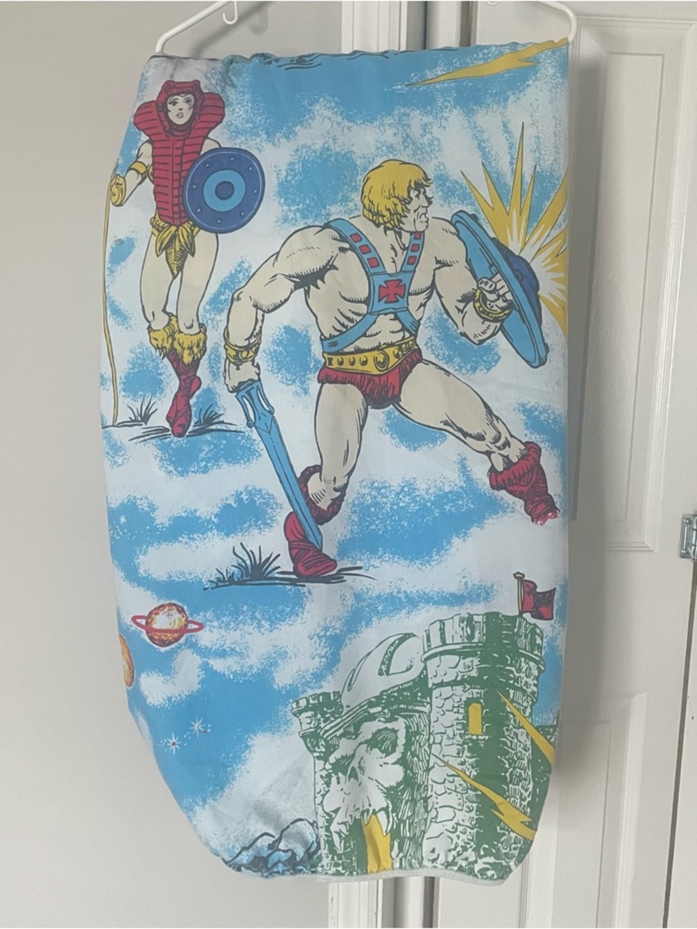 Mattel 1983 He-Man Masters of the Universe  twin size fitted sheet